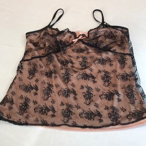 Roxy wear women’s top size medium lace overlay